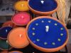 Candle with the European colours
